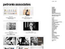 Tablet Screenshot of petronioassociates.com